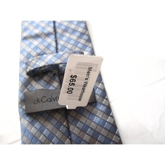 New W/ Tag Calvin Klein CK Silk Neck Tie - Picture 7 of 7